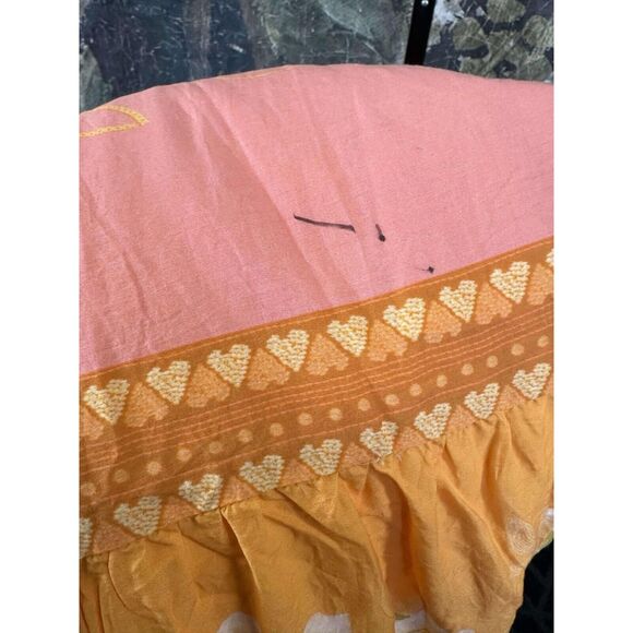 NWT Farm Rio Anthropologie Short-Sleeve Tiered Yellow Midi Dress Size SMALL - Picture 9 of 11